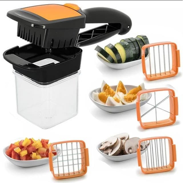 BOX FRUIT VEGETABLE EGG SLICER WADAH ALAT IRIS PEMOTONG BUAH SAYUR