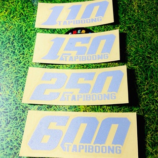 Jual Stiker Angka 110 150 250 600 Cc Tapi Boong Cuting Sticker Nomer Cc ...