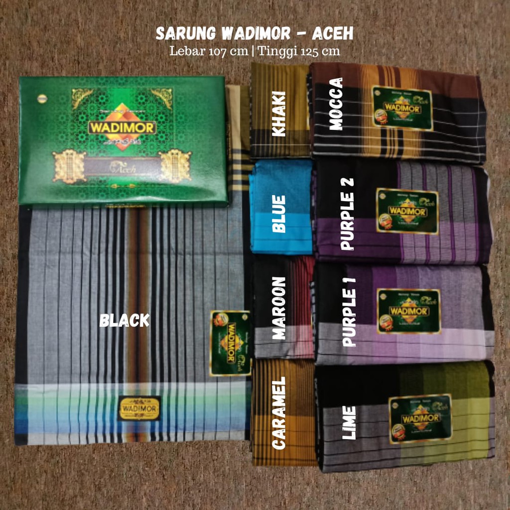 Sarung Wadimor Aceh / Sarung Dewasa
