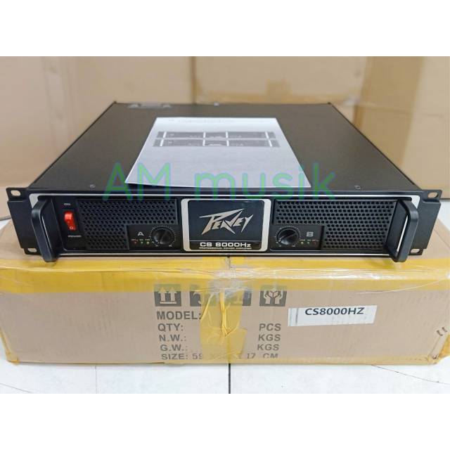POWER PEAVEY CS 8000 POWER AMPLIFIER CS8000HZ