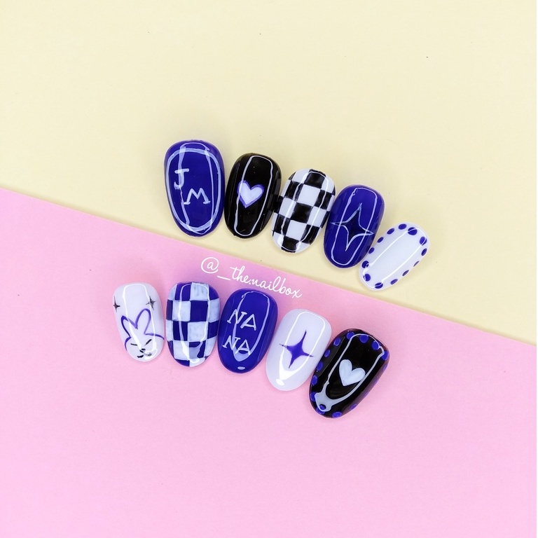 THE NAILBOX NCT "Jaemin" (KPOP EDITION) - Kuku palsu / fake nails Kpop nail art handmade custom