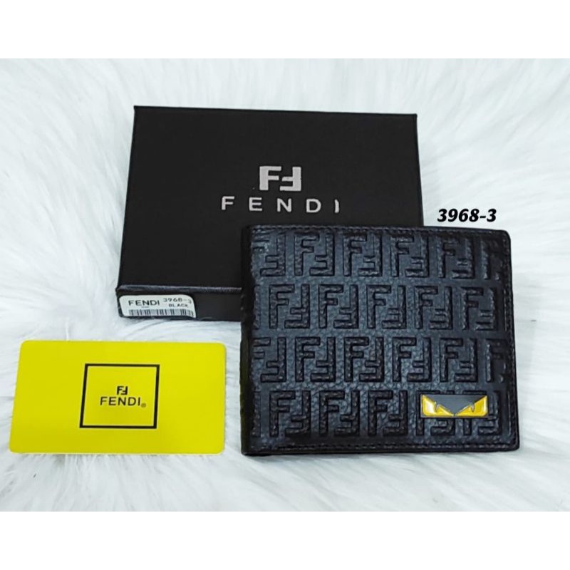 DOMPET PRIA LIPAT FENDI QUALITY IMPORT MURAH