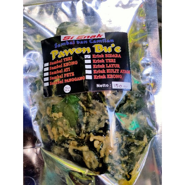 

camilan daun Bidara Arab kriuk herbal khas Cepu kota minyak