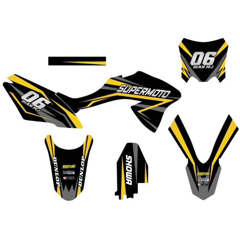 Decal Fullbody hologram KLX 150 Custom Desain | KR Sticker