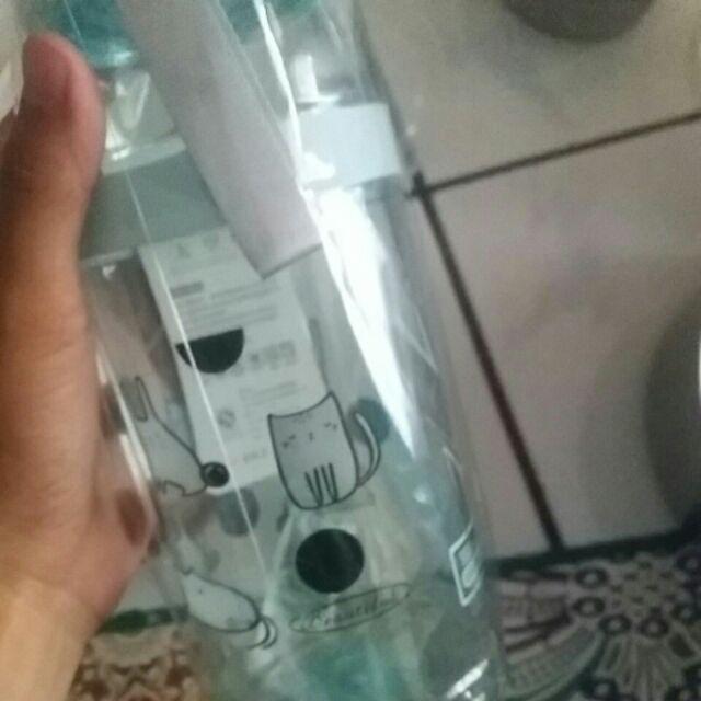 Botol Minum Tali Motif Kucing Love 750 Ml - Botol Karakter H53