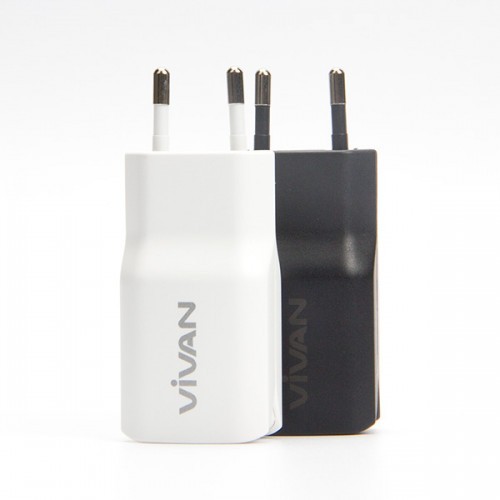 VIVAN 2.4A Charger Dual Output USB for All Phone