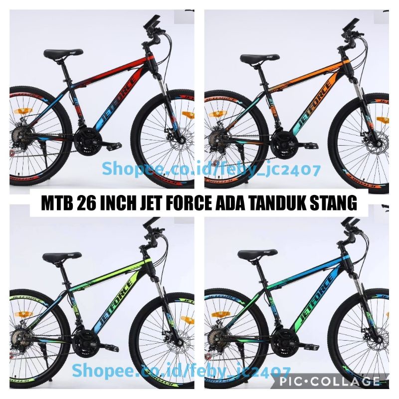Interbike Jet Force Sepeda Gunung Mtb ukuran 26 inch 7 speed-1