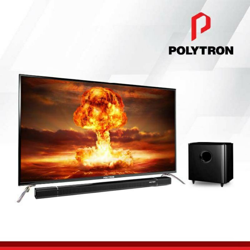 Polytron PLD50B8750 LED TV 50 inch CINEMAX SOUNDBAR
