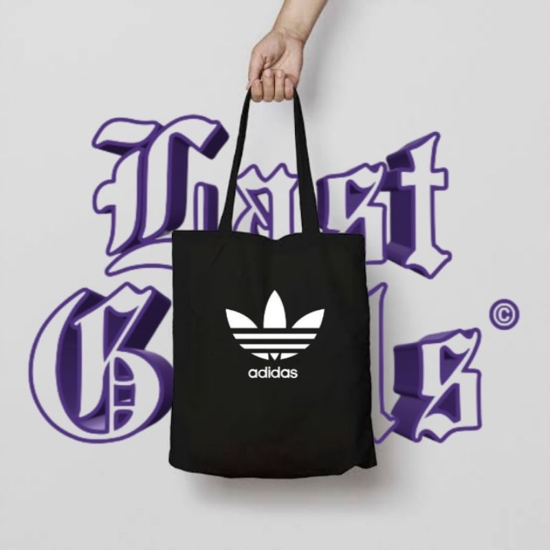tote bag ADIDAS / tote bag resleting / tote bag pria / tote bag wanita / tas tote bag distro / toteb