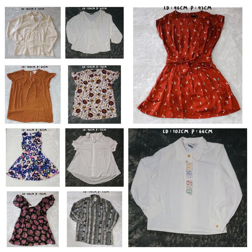 Kemeja Blouse Wanita Original Import Korea.