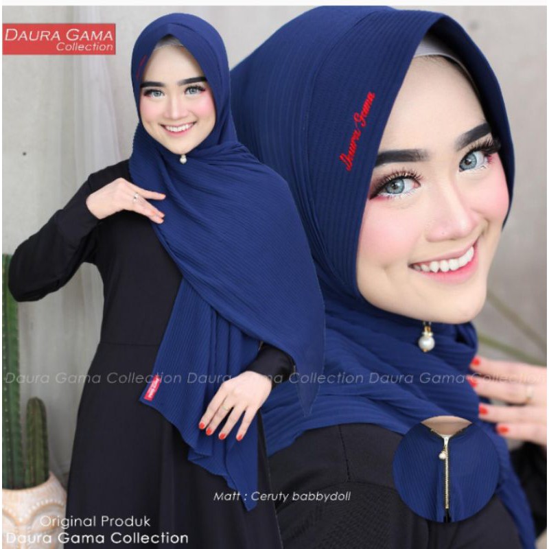 pasmina instan pliskit ziper ory daura gama