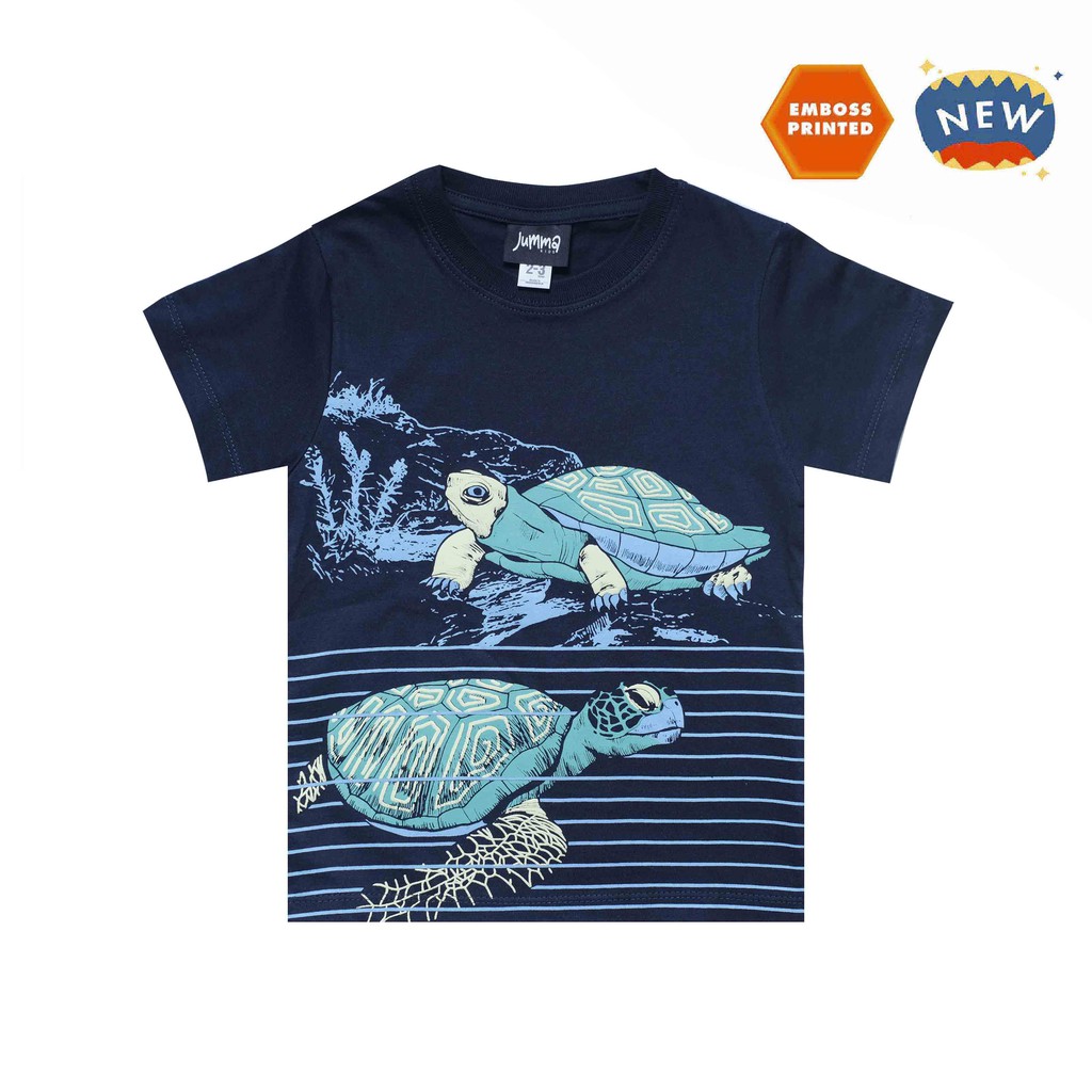 

Jummakids Tortoise Printed Tshirt anak