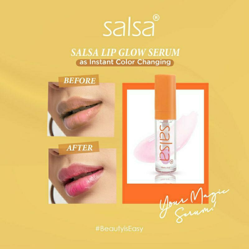 SALSA Lip Glow Serum 3gr Serum Bibir Original BPOM