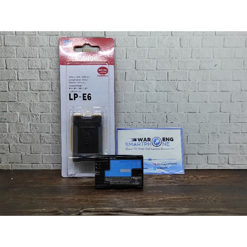 Baterai Canon LP E6 Untuk Canon EOS 5D Mark II 6D 7D 60D 70D 80D Baterai Canon