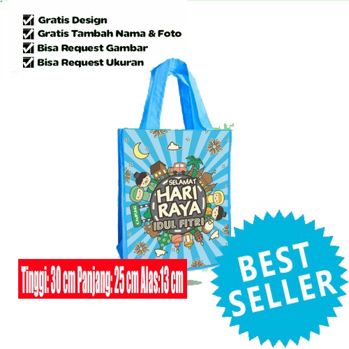 Tas Souvenir Goodie Bag Lebaran Custom Free Desain