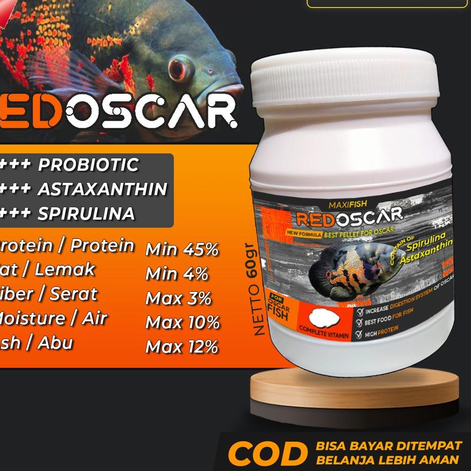 ⚡GROSIR⚡ Pakan Ikan Oscar Pelet Makanan Oscar Premium Oscar Tiger Albino Batik Paris Tembaga Slayer 