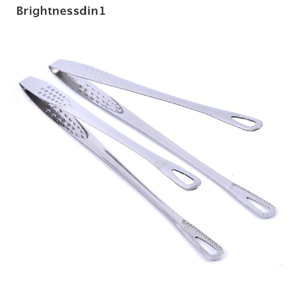 1 Pc Penjepit Makanan Bahan Stainless Steel Gaya Jepang Untuk Dapur