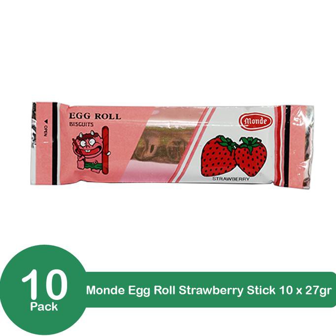 

TERLARIS! Egg Roll Strawberry Cream 10 pack x 27gr