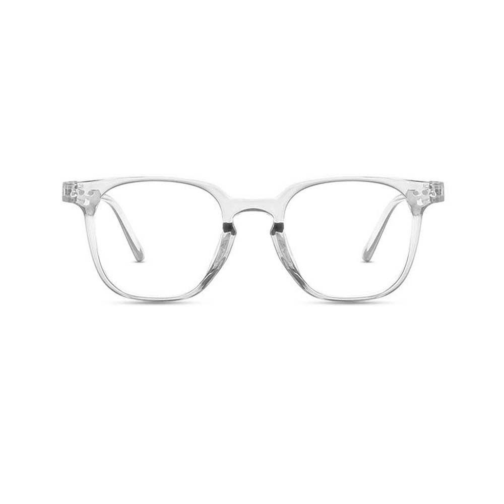 Mxbeauty Kacamata Anti Radiasi Transparan Fashion Komputer Eyewear Bulat Padi Kuku Gaya Korea Wanita Eyeglasses