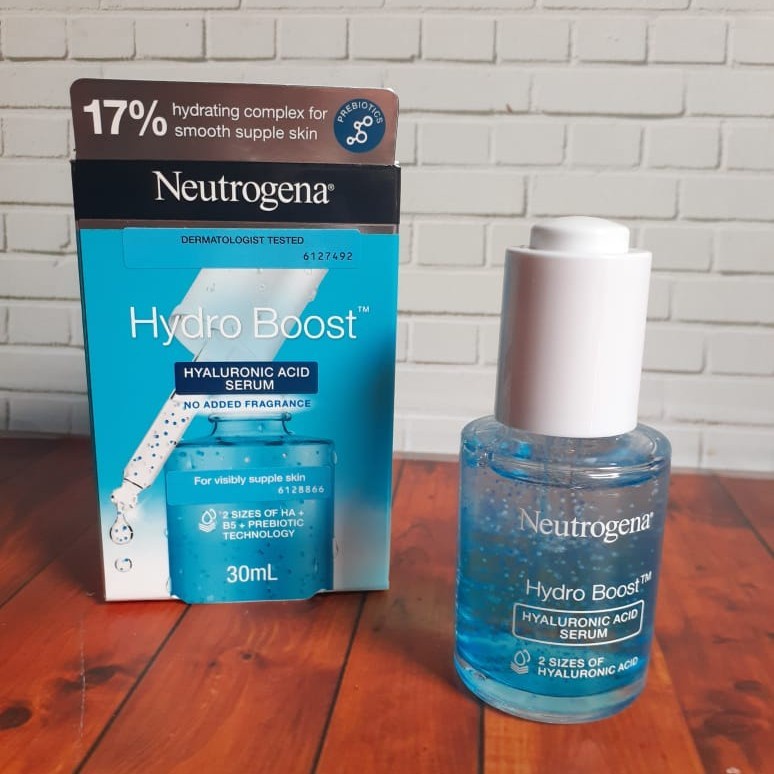 Serum Wajah NEUTROGENA Hydro Boost Hyaluronic Acid Serum 30 ml BPOM - Hydrating Serum dg Prebiotik Netrogena