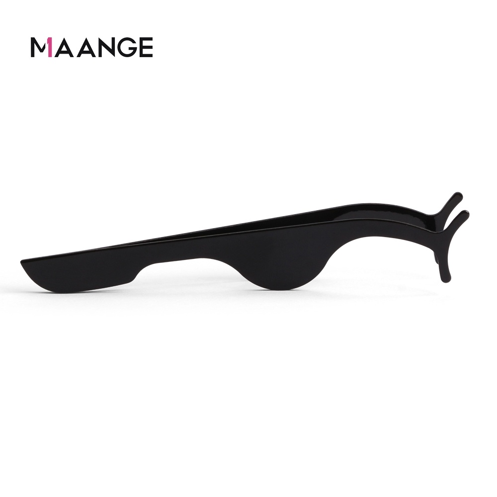 MAANGE  1Pc False Eyelash Tweezers Beauty Tools Makeup Accessories Black Color