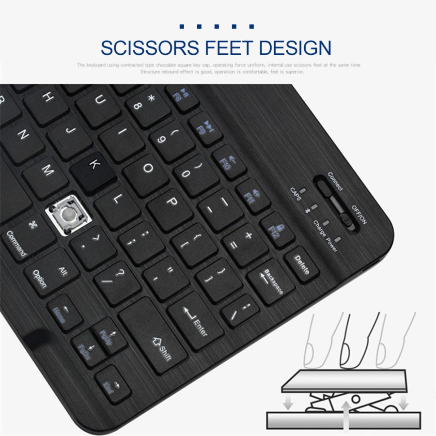 keyboard wireless bluetooth for tab samsung ipad mipad huawei olike advan apple dan bisa juga buat hp