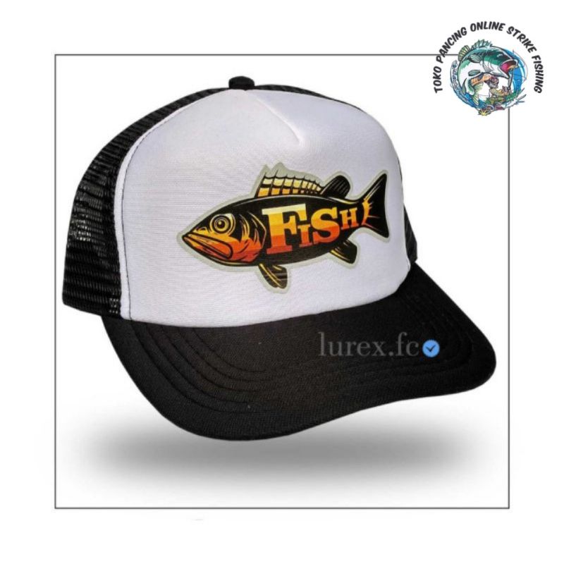 Topi mancing logo ikan/Fish