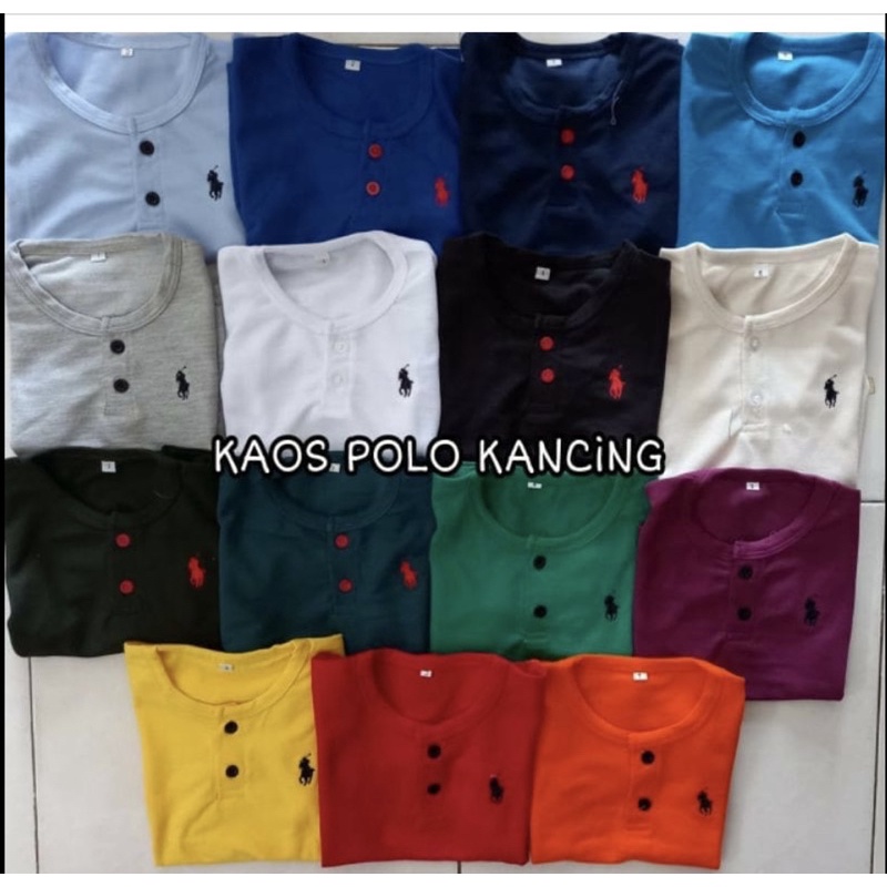 KAOS ANAK POLO KANCING