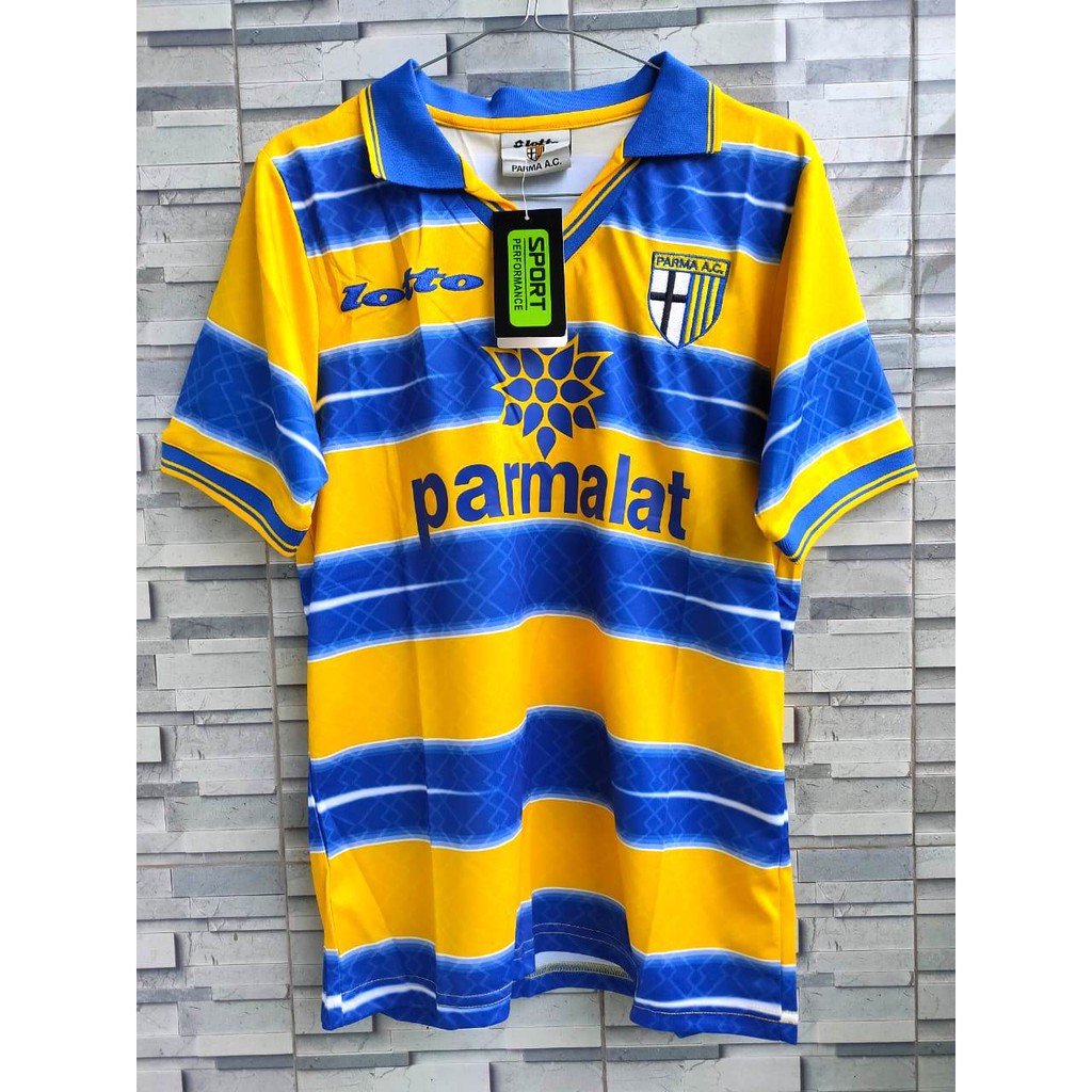 HQ RETRO JERSEY BOLA PARMA CALCIO HOME 1998-1999 GO HQ IMPORT