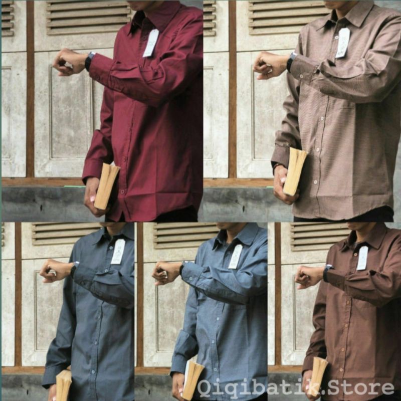 KEMEJA LENGAN PANJANG / KEMEJA NGAJI SANTRI / KEMEJA HALUS LEMBUT