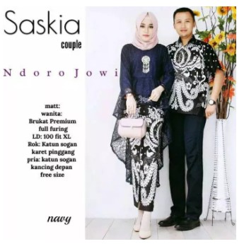 KEBAYA COUPLE GAMIS BATIK COUPLE