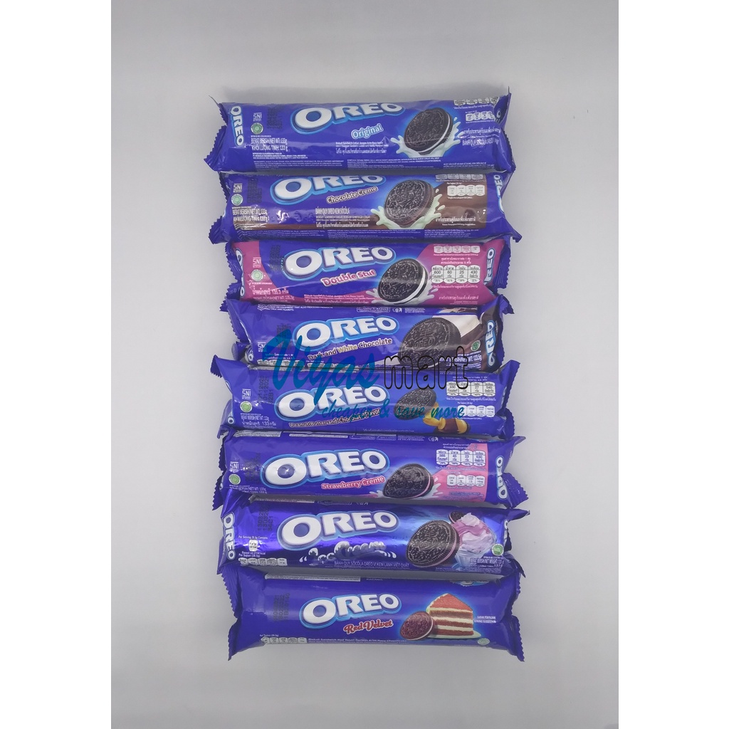 

Oreo Biscuit / Biskuit Roll isi krim 133gr