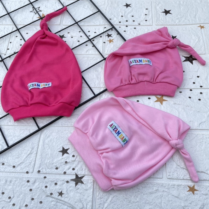 PROMO 7.7 3 PCS Kupluk Bayi Ciput Bayi Pelindung Kepala Bayi DNW Baby