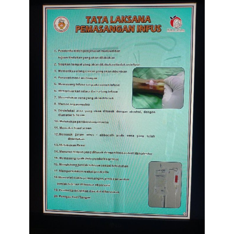 

POSTER TATALAKSANA PEMASANGAN INFUS (NO 39)