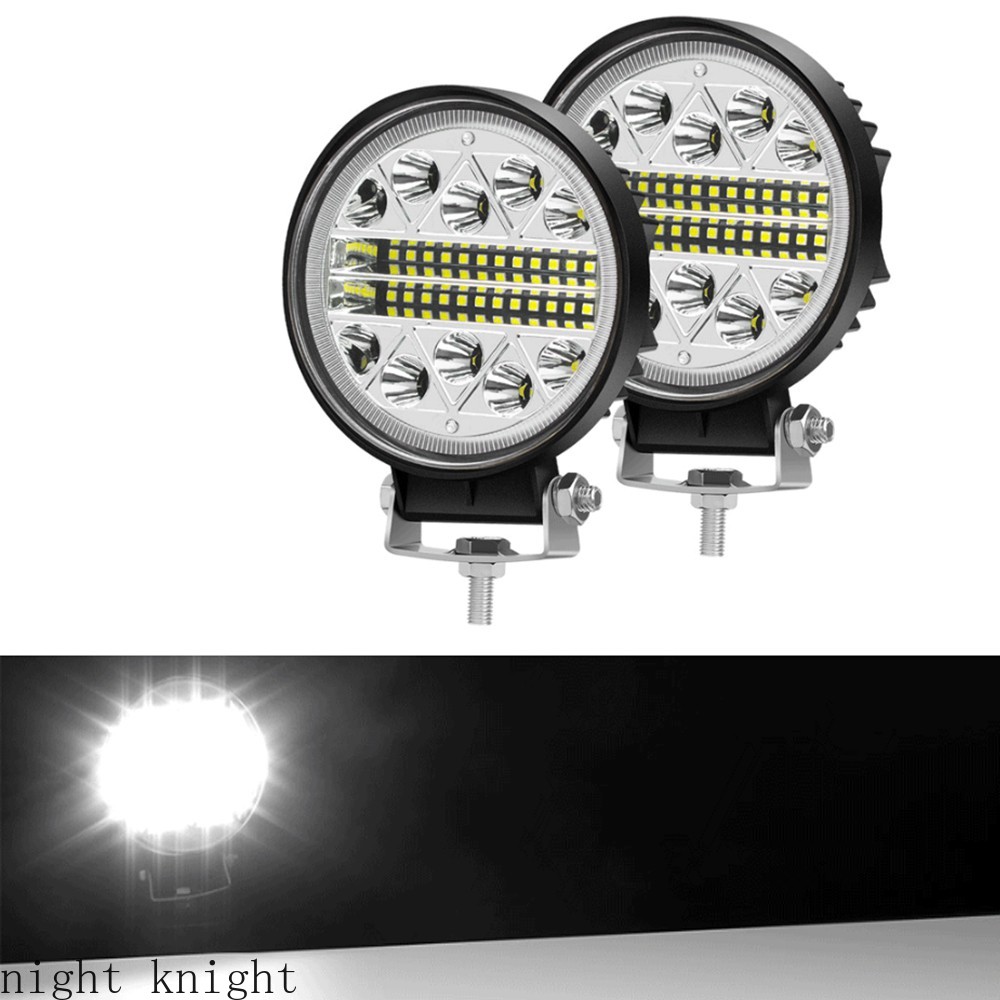 2 Pcs Desain Baru 102W Lampu Kerja LED untuk Traktor ATV SUV DC 12V / 24V 34 Lampu LED Aksesoris Offroad Auto Lampu LED untuk Jeep