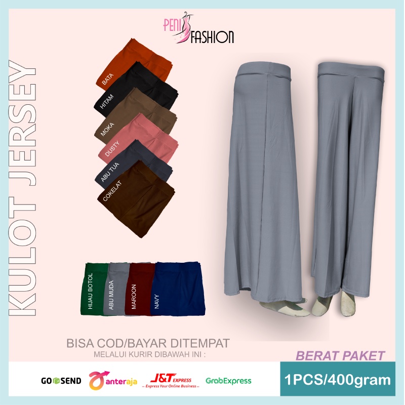 CELANA KULOT DAN ROK BAHAN JERSEY KOREA IMPORT