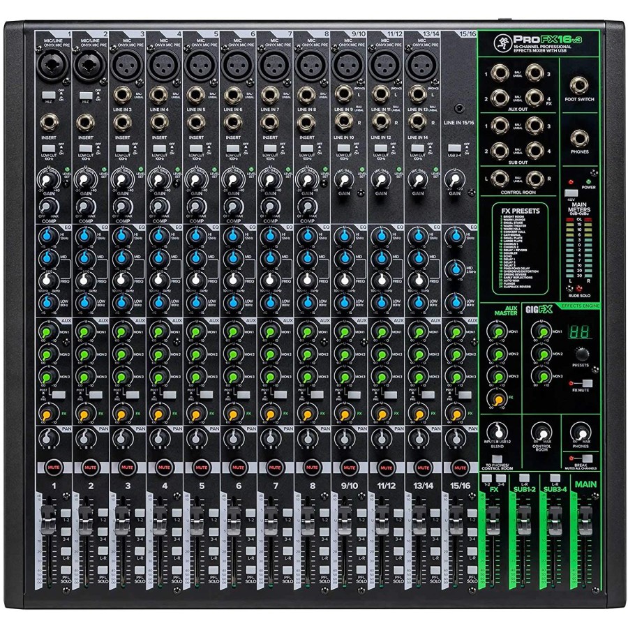 Mixer Mackie Pro FX 16 V3 ProFX16V3 With USB and Effects Original