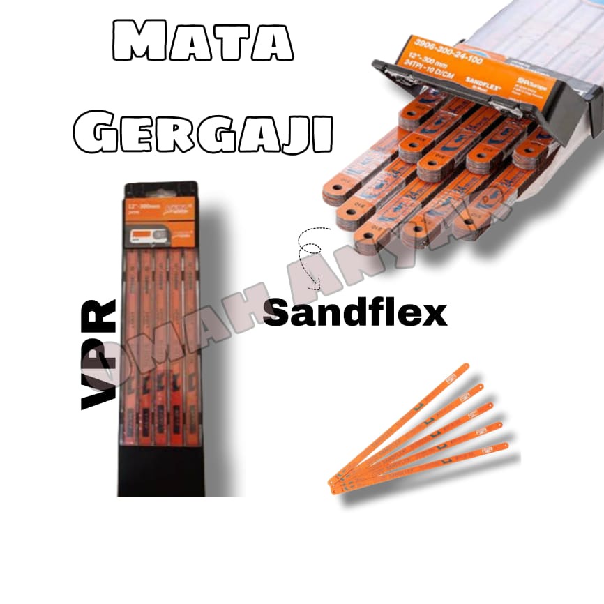 Mata Gergaji Bahco Sandflex ASLI ORI VPR 18 24 TPI 12&quot; 300mm