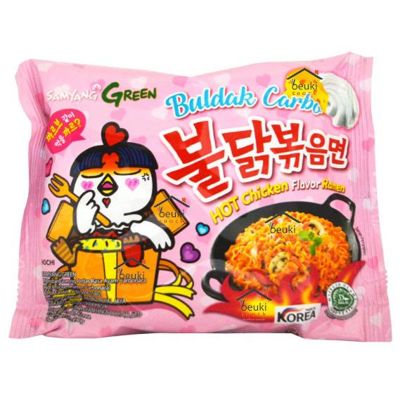 

(:(:(:(] Samyang carbonara Hot Chicken Ramen( Pink ) 130 gr / mie samyang korea
