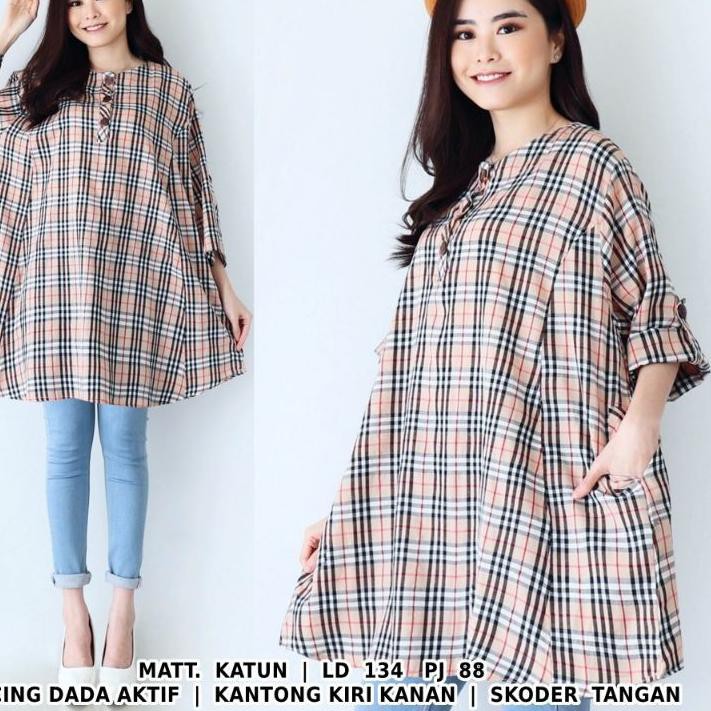 ❂❂❂ JUNE TUNIK SUPER JUMBO/TUNIK JUMBO BANGET/TUNIK JUMBO SALUR 4XL LD 134CM BUSUI