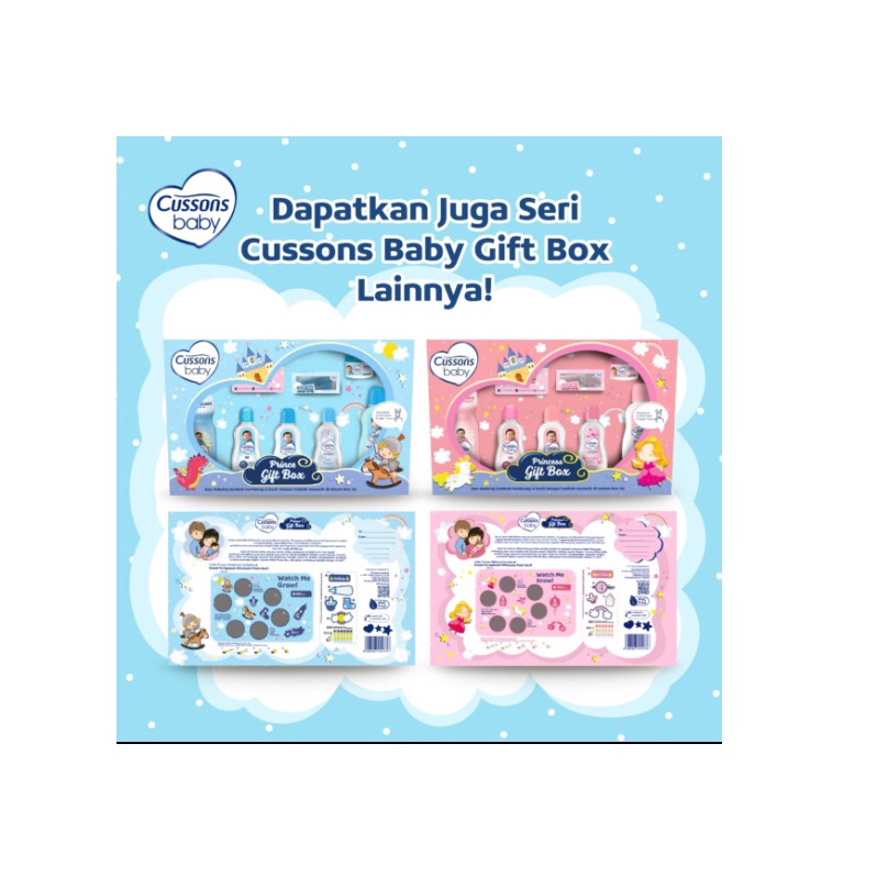 Gift Box Cussons Baby Paket Hampers Isi Perlengkapan Perawatan Bayi/Kado Untuk Bayi Baru Lahir(Newborn)