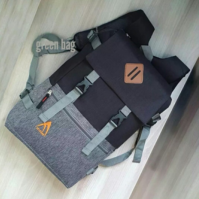 Tas Sekolah Backpack SMP SMA Hitam Tas Sekolah Anak Perempuan D1Q8 Terbaru Berkualitas Awet Terlaris