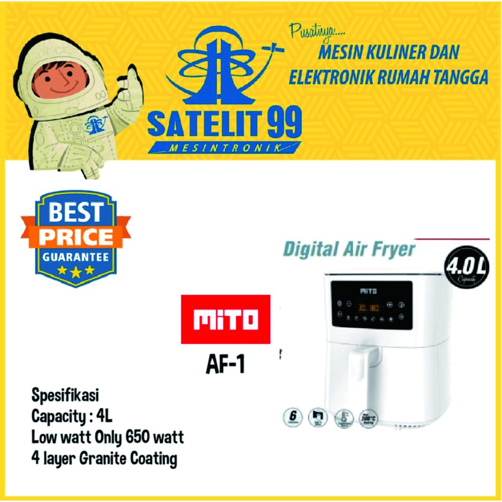 AIR FRYER MITO AF-1 DIGIFRY