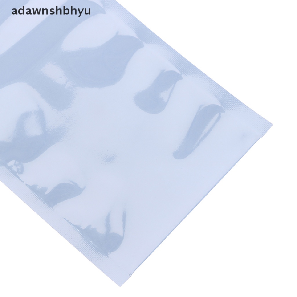 Adawnshbhyu 100Pcs Tas Penyimpanan Antistatis Ziplock Bags Resealable Pouch Untuk Paket