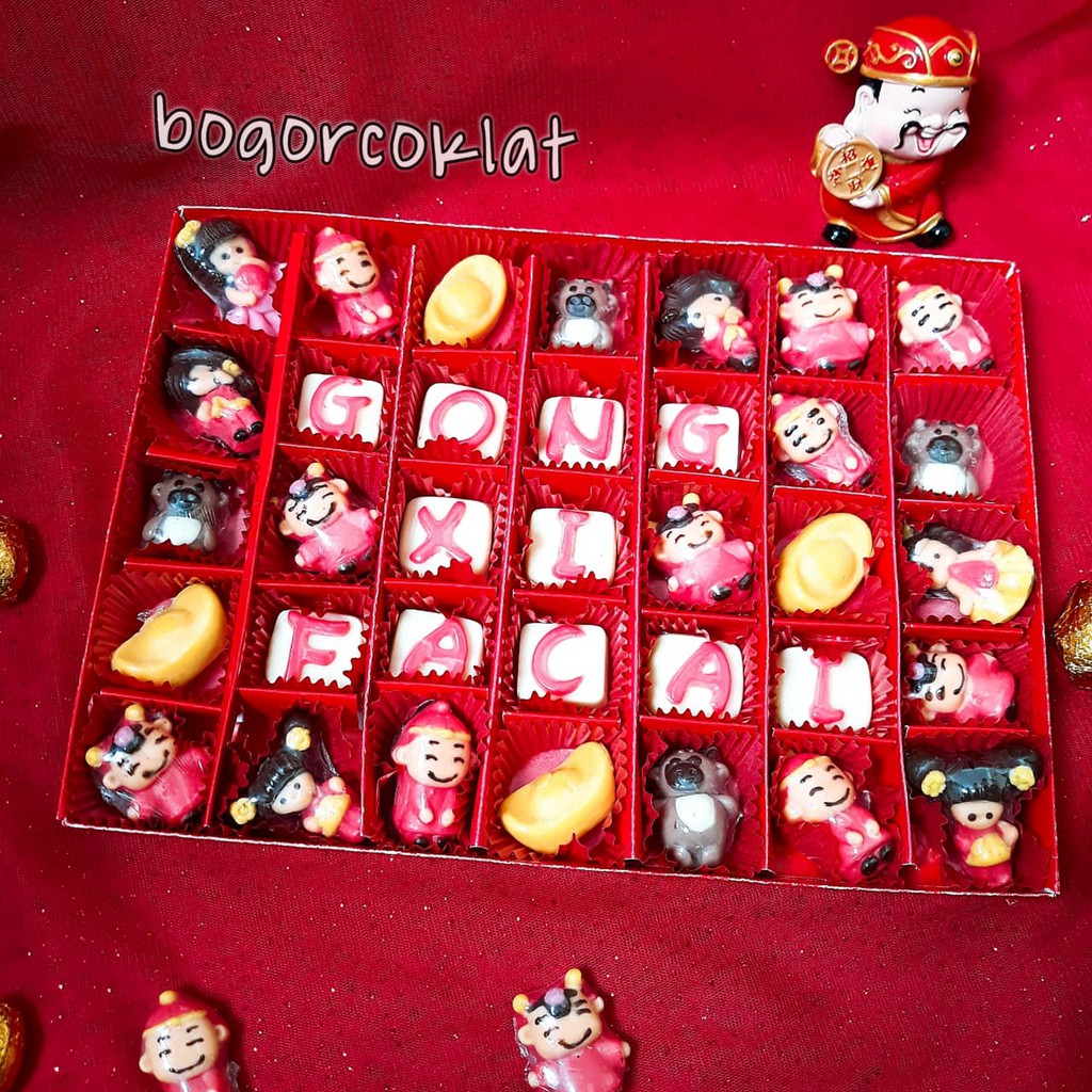 

Coklat Imlek Gong Xi Fa cai Sekat 35