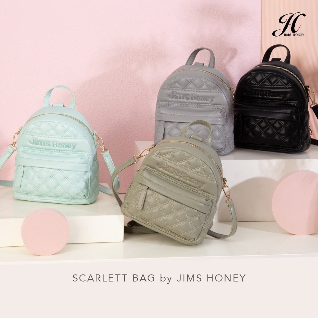 [SALE 50%] - Jimshoney Scarlett Bag / Tas Jimshoney / Ransel kecil / Ransel wanita / Ransel kecil / 