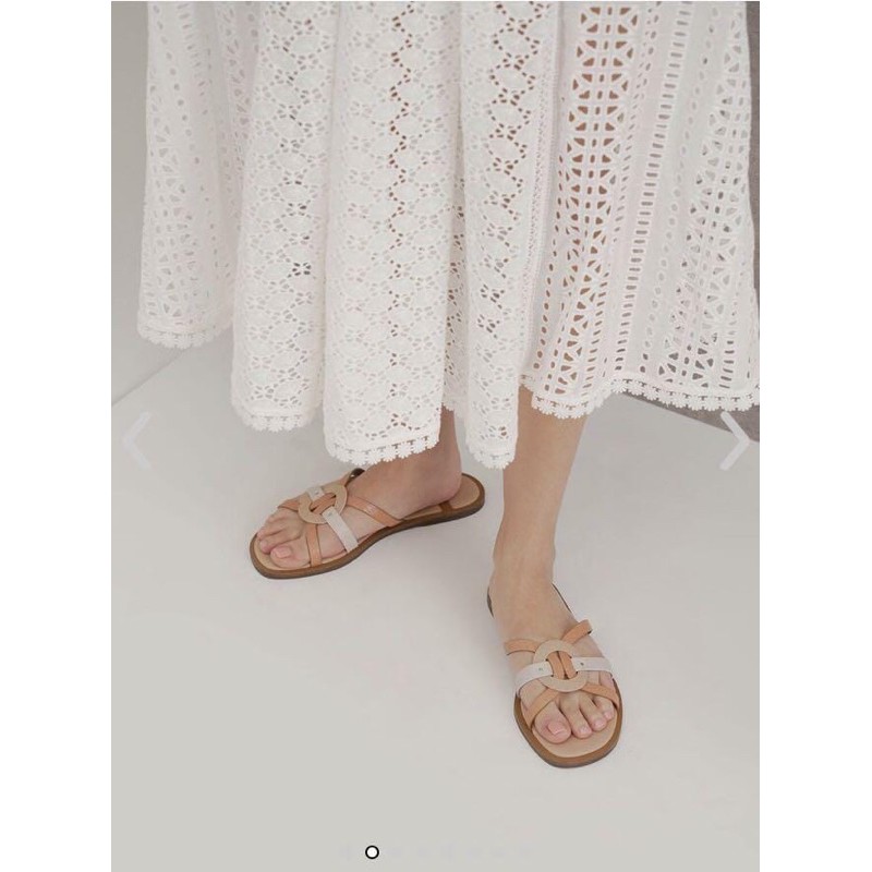 [7.7 Boombastis Sale⚡] - CLEARANCE SALE! SANDALS WANITA CKS429 CK FLAT SANDALS PREMIUM IMPORT