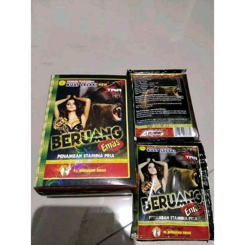 

Beruang Emas jamu original