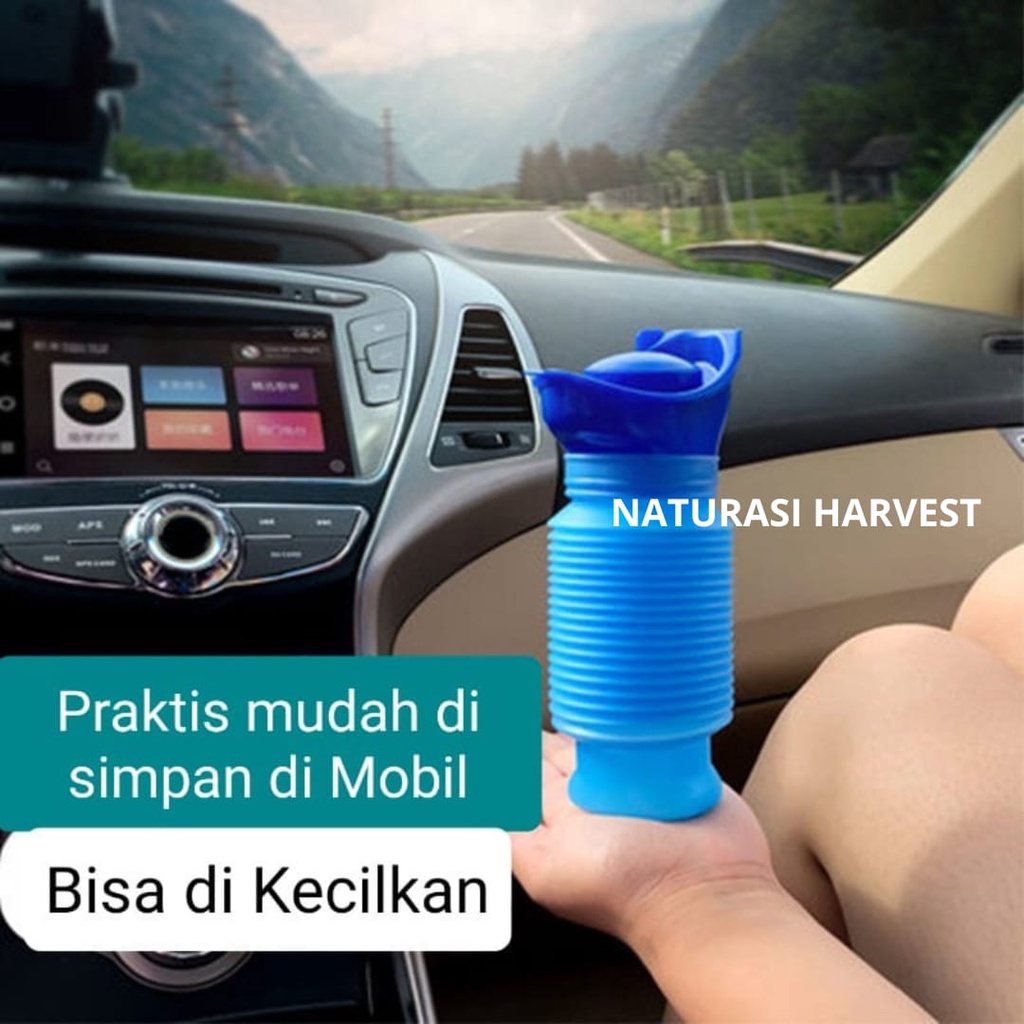 pispot pee pot urinal portable car toilet urine travel untuk pria wanita dan anak-anak dewasa