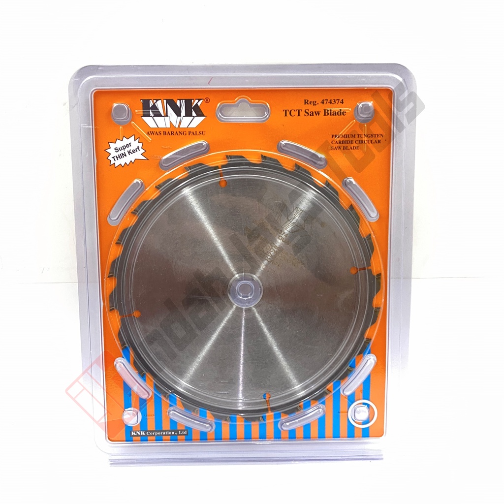 Mata Circle KNK 7" X 24T Thin Blade Circular Saw Blade Potong Kayu